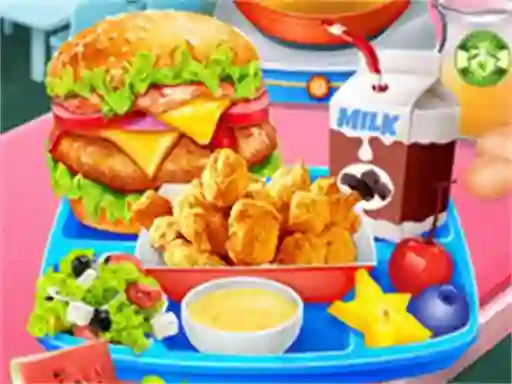 Gêm School Lunch Maker ar-lein