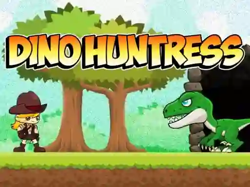 Gêm Dino Huntress ar-lein