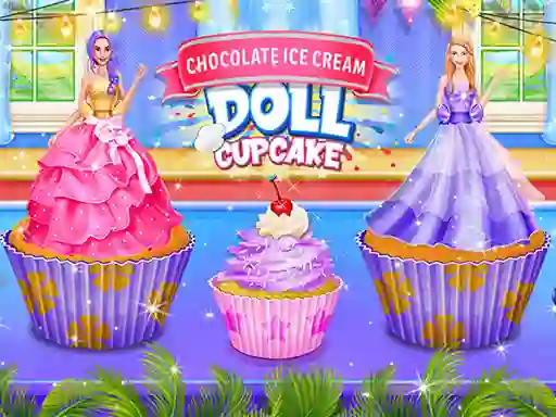 Gêm Ice Cream Doll Cake Maker ar-lein