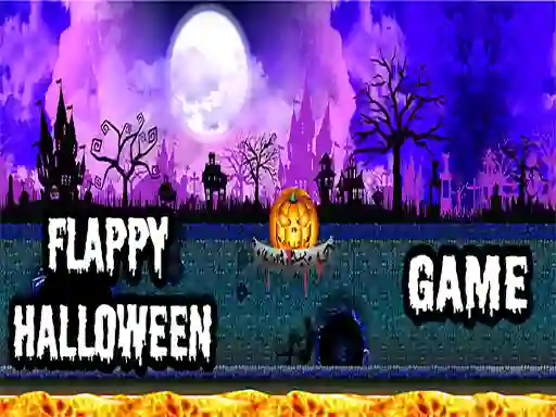 Gêm Flappy Halloween ar-lein
