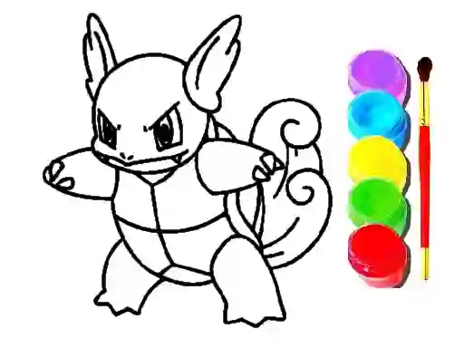 Gêm Pokemon Coloring Book ar-lein