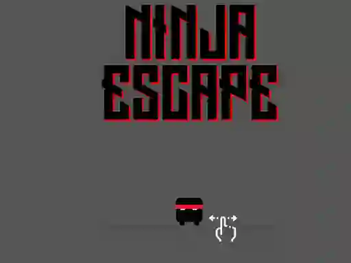 Gêm Ninja escape ar-lein