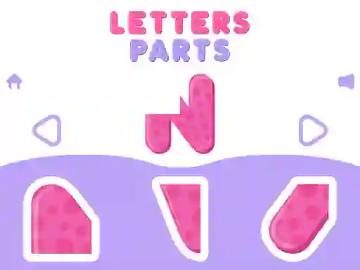 Gêm Letters Parts ar-lein