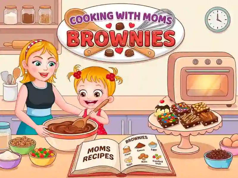Gêm Moms Recipes Brownies ar-lein