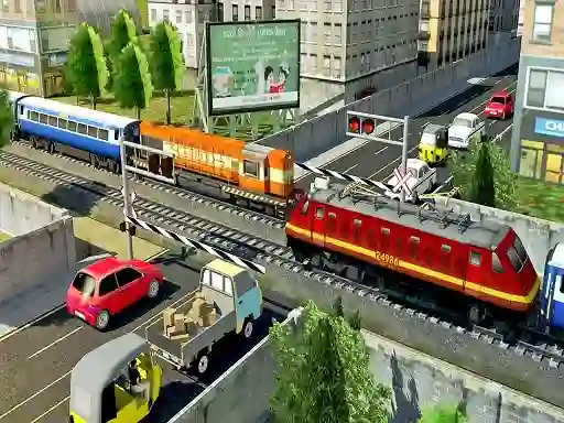 Gêm Modern Train Driving Simulator ar-lein