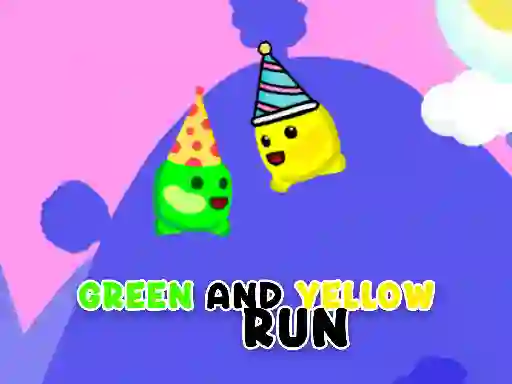Gêm Green and Yellow Run ar-lein