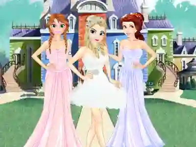 Gêm Girls Ball Dress up ar-lein