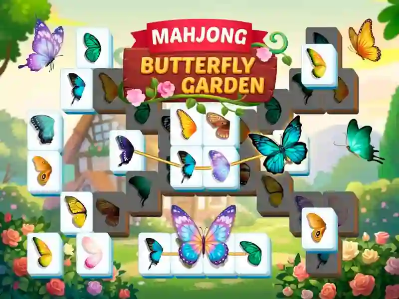 Gêm Mahjong Butterfly Garden ar-lein