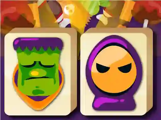 Gêm Mahjong Halloween ar-lein