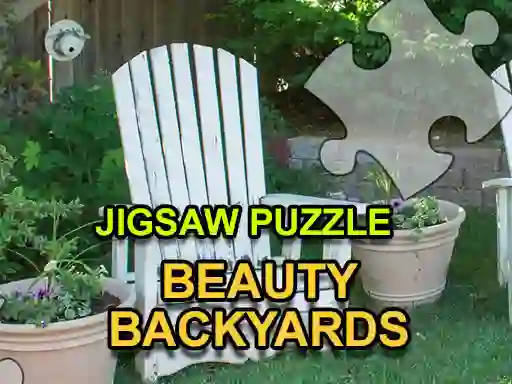 Gêm Jigsaw Puzzle: Beauty Backyards ar-lein