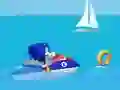 Gêm Super Sonic Ski ar-lein