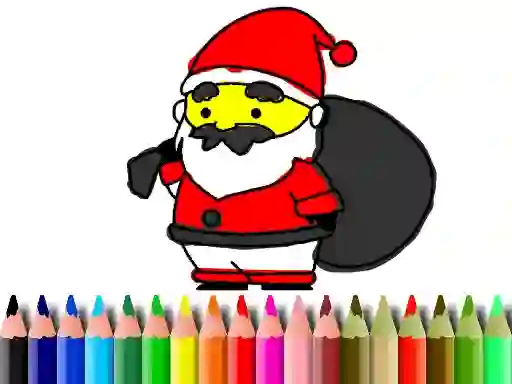 Gêm Back To School: Santa Claus Coloring ar-lein
