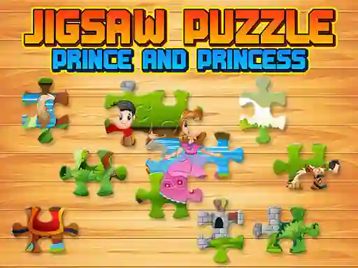 Gêm Prince and Princess Jigsaw Puzzle ar-lein