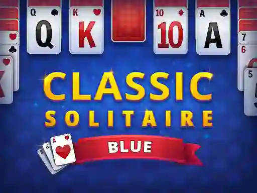 Gêm Classic Solitaire Blue ar-lein