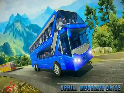 Gêm Dangerous Offroad Coach Bus Transport Simulator ar-lein