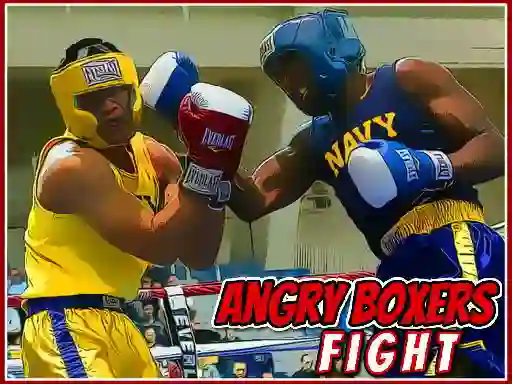 Gêm Angry Boxers Fight ar-lein