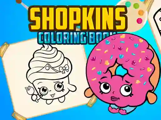 Gêm Shopkins Coloring Book ar-lein