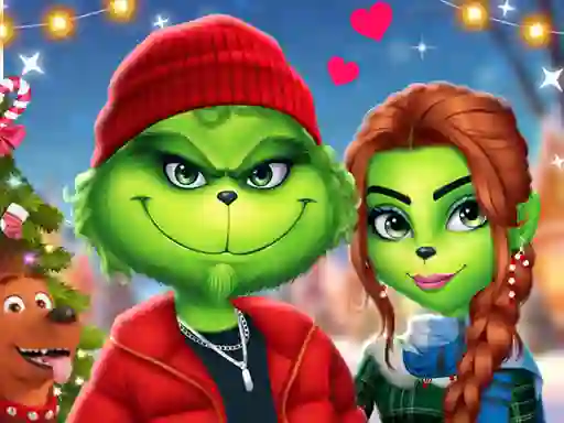 Gêm The Grench Couple Holiday Dress up ar-lein