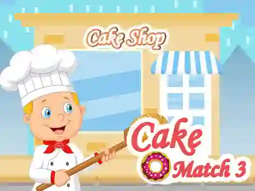 Gêm Cake Match 3 ar-lein