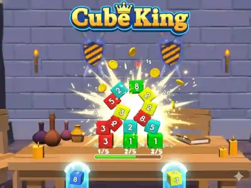 Gêm Cubes King ar-lein