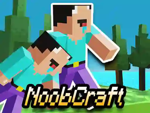 Gêm Parkour Craft Noob Steve 2 ar-lein