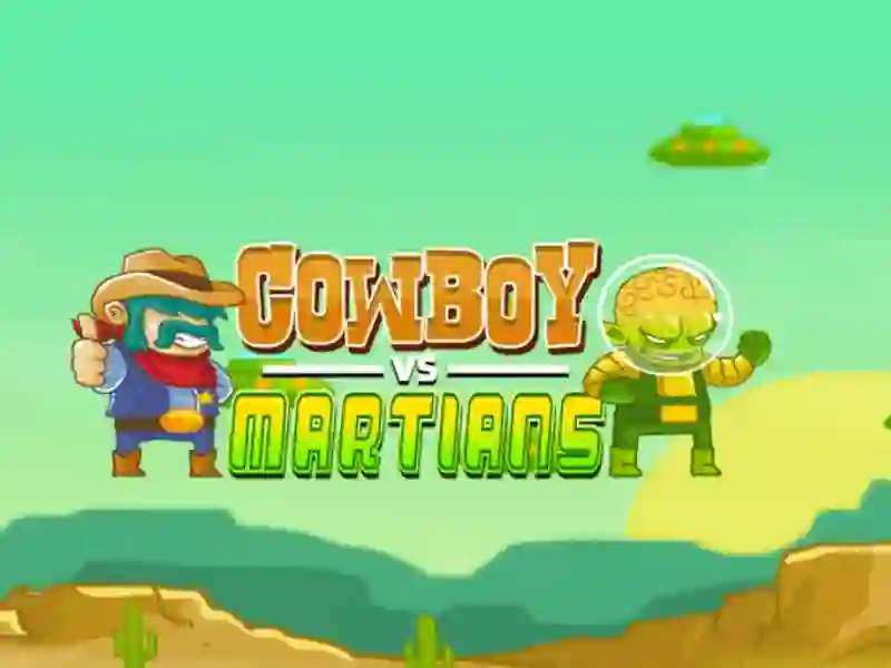 Gêm Cowboys vs. Martians ar-lein