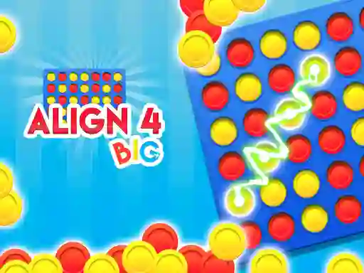Gêm Align 4 Big ar-lein