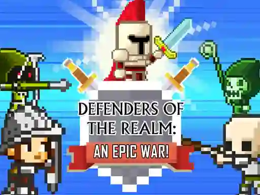 Gêm Defenders of the Realm: An Epic War ar-lein