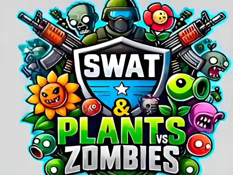 Gêm SWAT & Plants vs Zombies ar-lein