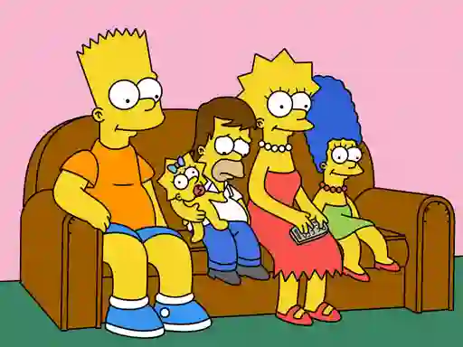 Gêm The Simpsons Jigsaw Puzzle ar-lein