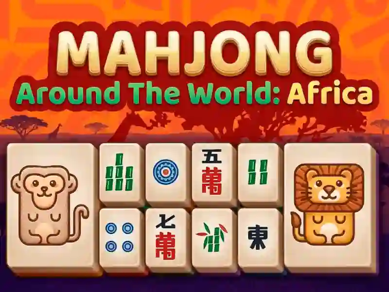 Gêm Mahjong Around The World Africa ar-lein