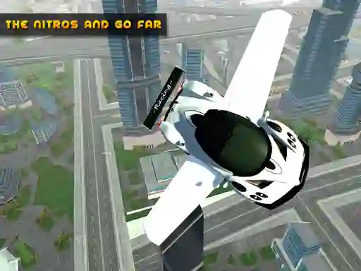 Gêm Flying Car Real Driving ar-lein