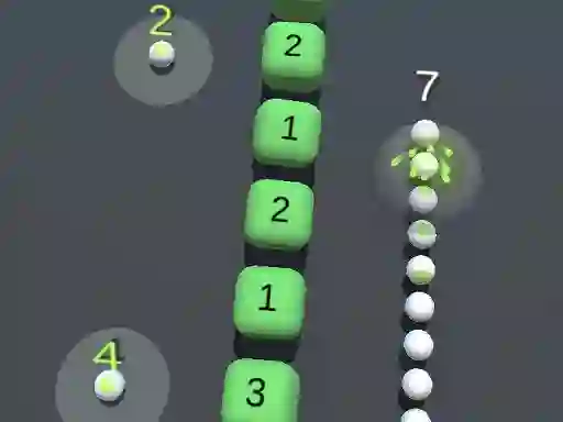Gêm Snake 3D Block ar-lein