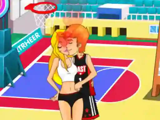 Gêm Basketball Kissing ar-lein