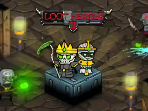Gêm Loot Heroes 2 ar-lein