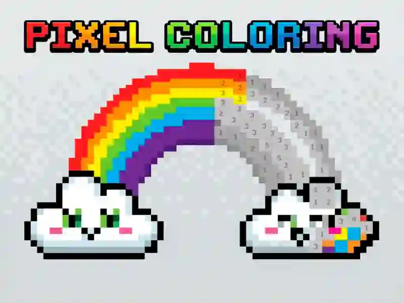 Gêm Pixel Coloring ar-lein