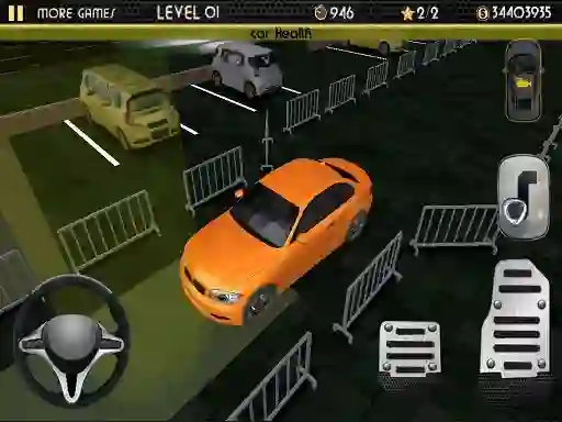 Gêm Night Car Parking Simulator ar-lein
