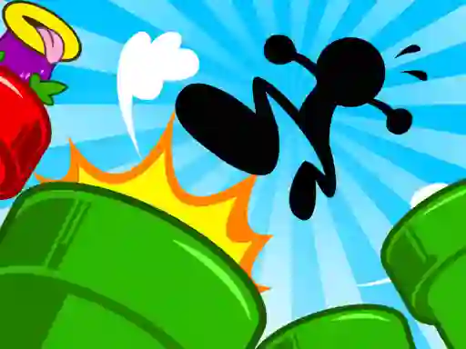 Gêm Stickman Bouncing ar-lein