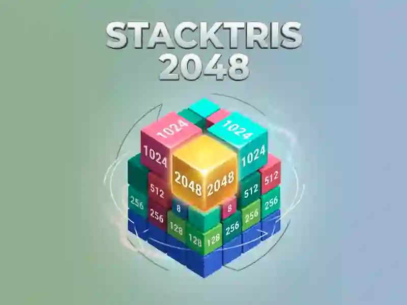 Gêm Stacktris 2048 ar-lein