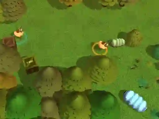 Gêm Worms Combat Coop ar-lein