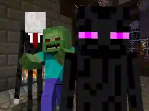 Gêm Mineworld Horror ar-lein