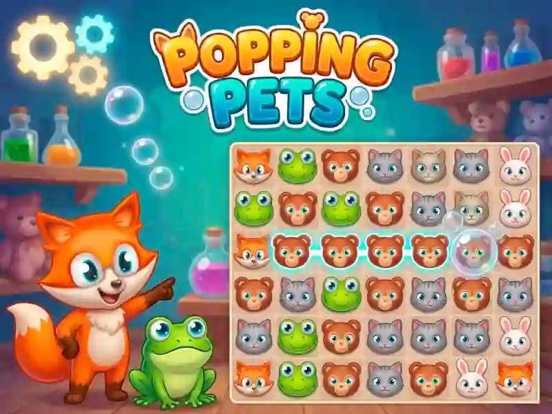 Gêm Popping Pets ar-lein