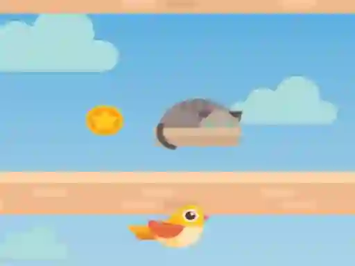 Gêm Bird Platform Jumping ar-lein