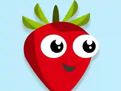 Gêm Bouncing Strawberry ar-lein