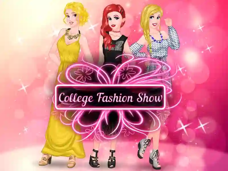 Gêm College Fashion Show ar-lein