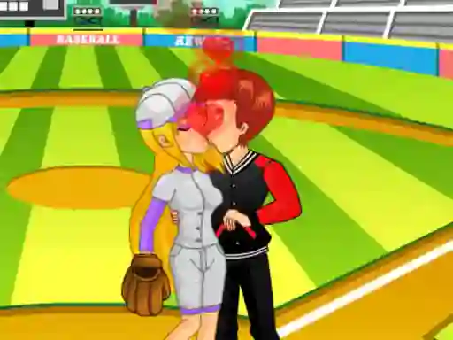 Gêm Baseball Kissing ar-lein