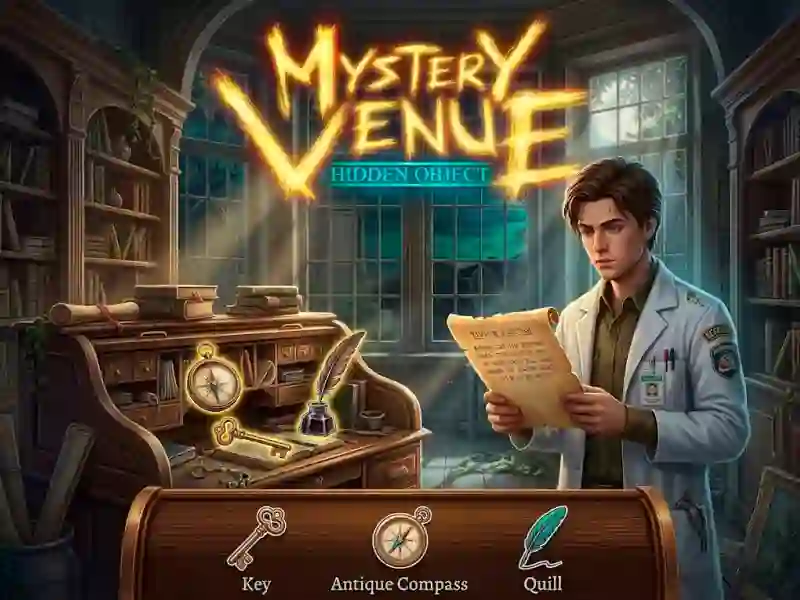 Gêm Mystery Venue Hidden Object ar-lein