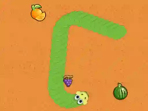 Gêm Snake Want Fruits ar-lein