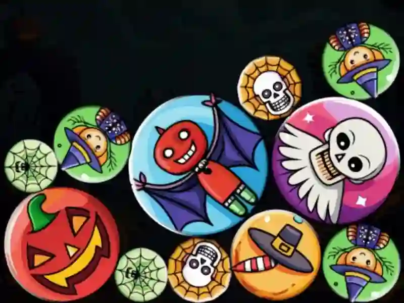Gêm Halloween Merge Promax ar-lein