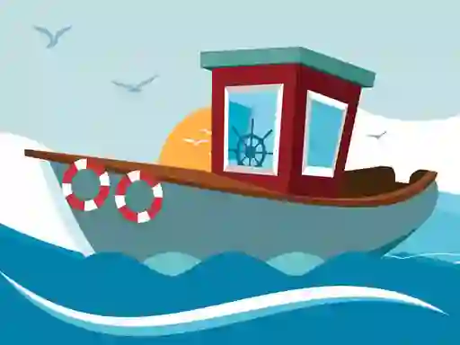 Gêm Boat Jigsaw ar-lein